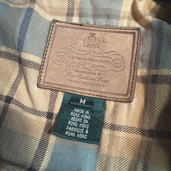 EXCELLENT Pre-Owned Condition! Vintage Lauren Jeans Co. Denim Barn Jacket-Medium - Picture 6 of 10